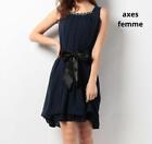 Axes Femme Back Rose Slit Dress Con M