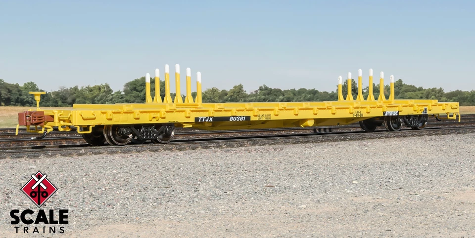 Scaletrains N Scale Trailer Train TTGX Speed Logo BSC F68BH Flat Car SXT38989 - Image 1 of 1
