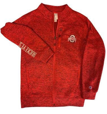 Chaqueta polar Champion Ohio State Buckeyes cremallera completa talla pequeña Foto 1 de 4