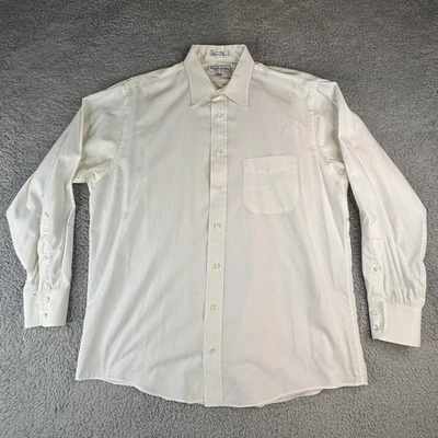 Camisa para hombre Burberrys of London 16,5-33 algodón abotonada hecha en EE. UU. vintage Foto 1 de 4