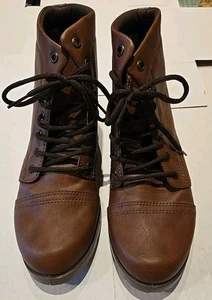 Andrea Boot For Women Lace-up Cafe Color #87971 Size 9 - Picture 1 of 3