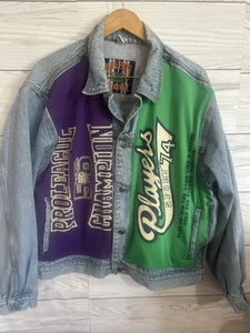 Vintage Bugle Boy Jeansjacke Herren XL Denim 90s Button Players Hip Hop Rap j156 - Bild 1 von 7