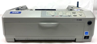 Epson FX-890 P361A USB Ethernet Dot Matrix Printer with Trays & Cords - (MS03) - Image 1 of 4