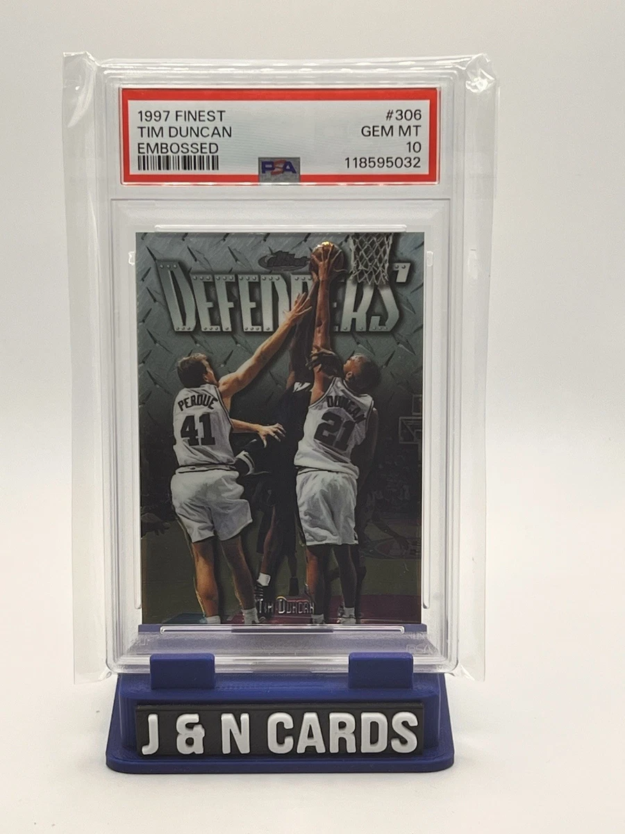 Tim Duncan 10 Graded Rookie Basketball Trading Cards & Accessories