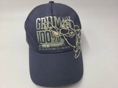 Grumpy Accept No Substitute Walt Disney World Gorra Ajustable Hombres Mujeres Azul Foto 1 de 4