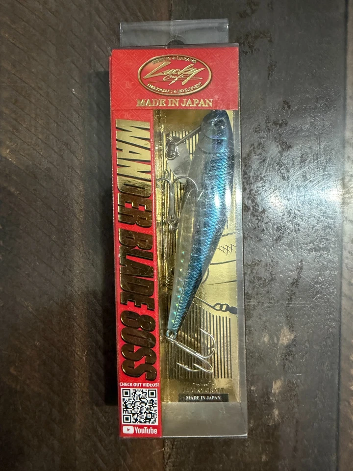 Lucky Craft Wander Blade 80SS - цвет зебры Aurora черный - Изображение 1 из 3