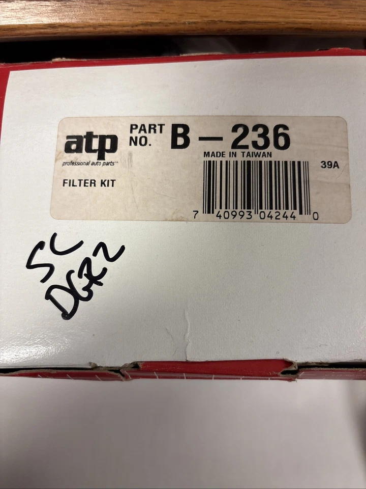Комплект фильтров АКПП ATP B-236 подходит для моделей Ford Lincoln Mercury - Изображение 1 из 4
