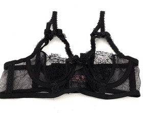 Agent Provocateur "Alina" Open Black lace Bra 32B