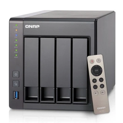 QNAP 4-Bay, 12TB (4X 3TB NAS Drive) Intel 2.0GHz Quad-Core CPU (TS-451+-2G-43R - Image 1 of 4