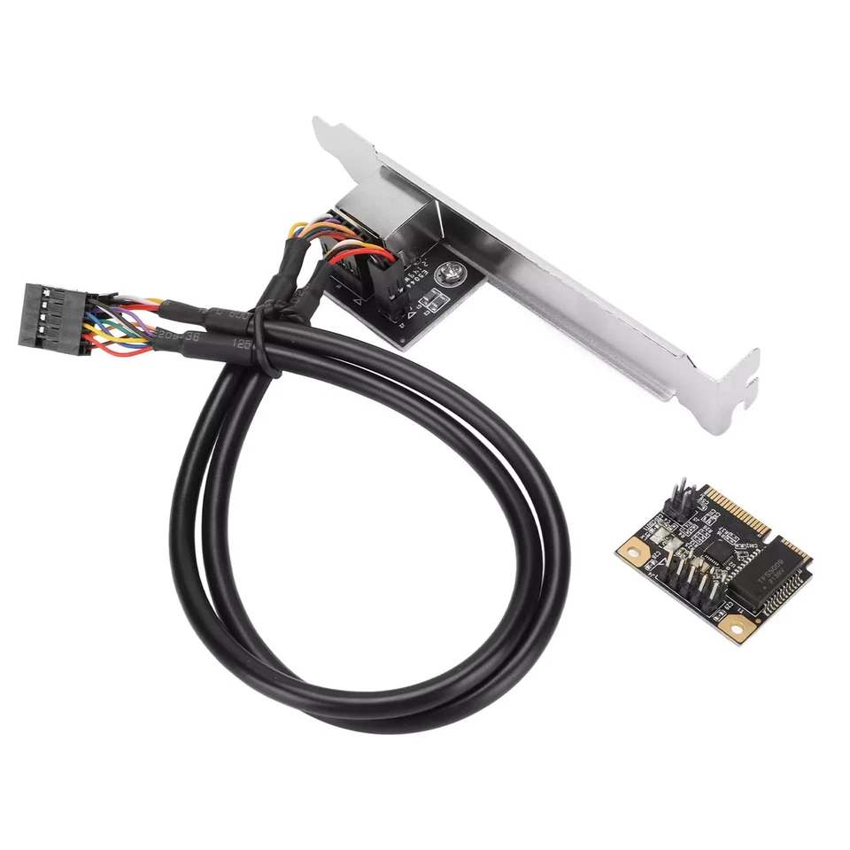 New Mini PCI E Gigabit Ethernet Card 10Mbps 100Mbps 1000Mbps Free Drive RTL8111H - Image 1 of 4
