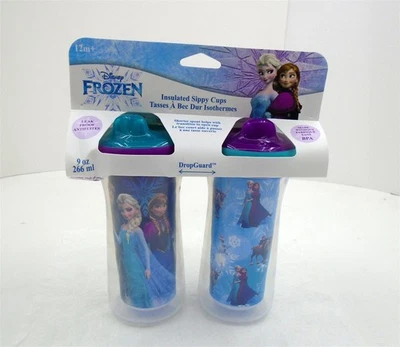 Disney Frozen Aislado Sippy Tazas BPA Libre Prueba de Fugas Protector de Caídas 9oz  Foto 1 de 2
