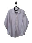Brooks Brothers Mens Button Shirt Slim Fit Striped Non-Iron 16 1/2-35 Supima