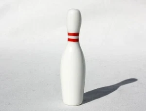 BOWLING PIN CERAMIC TOBACCO PIPE CHILLUM 2.5" PCC003 - Picture 1 of 3