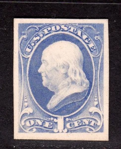 $US Sc#156P4 Mint/XF-Gem, Plate Proof on card, Cv. $300 - Picture 1 of 2