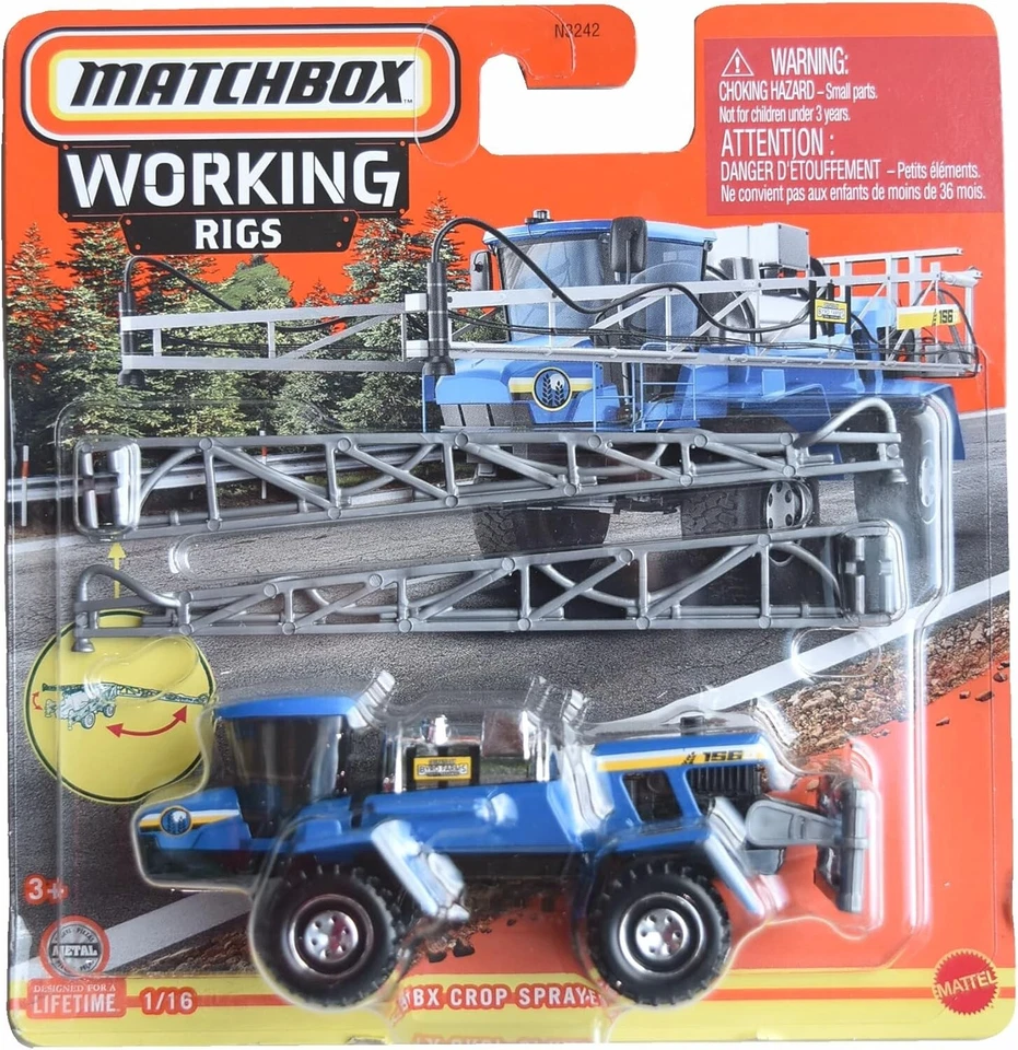 Matchbox - 2024 Working Rigs 1/16 MBX Crop Sprayer (BBHVV06) - Image 1 of 1