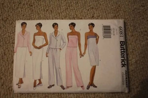 Butterick Pattern 6081 Misses' Loose-Fitting Jacket, Top, Dress & Pants 12~16 UC - Picture 1 of 4