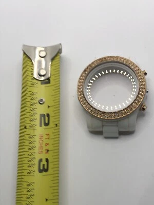 Michael Kors Watch Parts Case Only 40mm White Ceramic W/Crystal GY370 - Image 1 of 4
