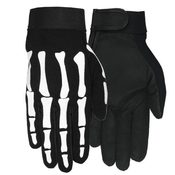 GALLANTO Skeleton Mechanics Gloves Motorcycle Biker - Storage Wars Barry - Halloween