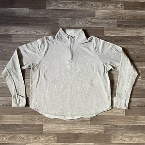Nike Running 1/4 Cremallera Atlética Pullover Chaqueta Para Mujer XL Gris Sólido Swoosh  - Imagen 1 de 7
