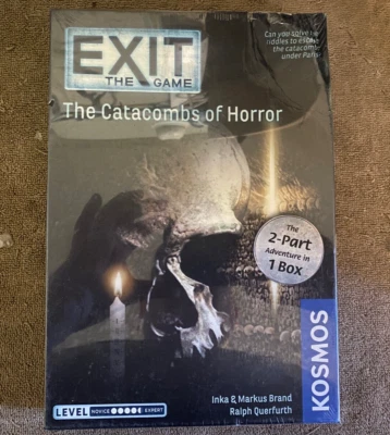 Exit:The Catacombs of Horror Kosmos Escape Room Card Game NEW SEALED - Image 1 of 4