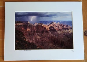 Monsoon Sunset Grand Canyon Photo Print by Mike Buchheit Signed "12x16" New - Picture 1 of 8