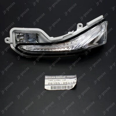 Lámpara de señal de giro espejo retrovisor izquierdo genuino OEM NISSAN INFINITI Q50 Q60 Q70 QX30 Foto 1 de 4