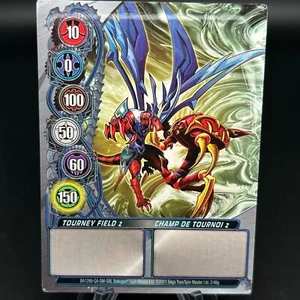 Bakugan TOURNEY FIELD 2 Metal Gate Card SILVER 2011 BA1299-GA-SM-GBL 2/48g - Picture 1 of 7