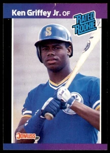 1989 Donruss Ken Griffey Jr. Rookie Seattle Mariners #33 MLB Baseball Card - Picture 1 of 2