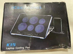 ICE COOREL Laptop Cooling Pad with 6 Cooling Fans - Picture 1 of 2