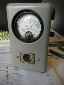 Bird 43 RF Watt meter with leather case, factory book, all excellent - Zdjęcie 1 z 14