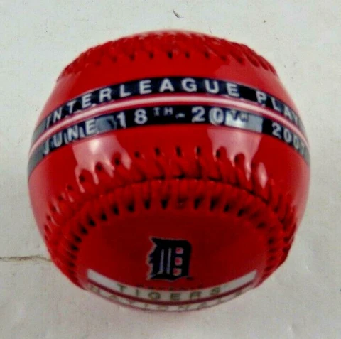 MLB Interleague Play Baseball Rawlings Ball June 2007 Tigers Nationals NEW Cover