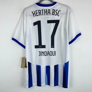 Hertha Berlin BSC 2023/2024 Nike Home Shirt Soccer Jersey Nader Jindaoui Size L - Picture 1 of 14