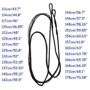1x 2x 43"~70" Archery Bow String Replacement for Traditional Longbow Recurve Bow - Picture 1 of 9