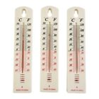 For Basement Thermometer Plastic White Dual Temperature Readings Easy To Install