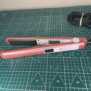 KIPOZI Pro Hair Straightener Styling LCD Flat Iron K-137 Rose Pink K-137 - Picture 1 of 8