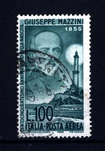 ITALIA REP. - PA - 1955 - 150° anniversario della nascita di Giuseppe Mazzini - - Picture 1 of 1