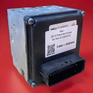 Refurbished ABS Brake Pump Module 2012 Chevrolet Malibu | 22800233 - Picture 1 of 4