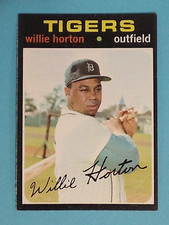 1971 Topps Willie Horton Detroit Tigers EX #120 wax residue on back ⚾