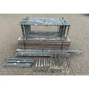 gebrauchtes Fassadengerüst Plettac 160m² Baugerüst Holzbohle Gerüstbohle - Bild 1 von 2
