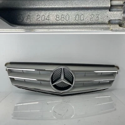 Grelha frontal de luxo esportiva Mercedes Benz C Class C 250 C300 2008-2014 fabricante de equipamento original - Imagem 1 de 4
