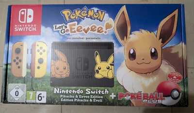 NUEVO Nintendo Switch Pokémon: Let's Go, Evoli! Eevee + Pokéball Plus - Imagen 1 de 4