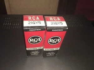 Pair of 21GY5 vacuum tube - RCA - NOS/NIB - Picture 1 of 3