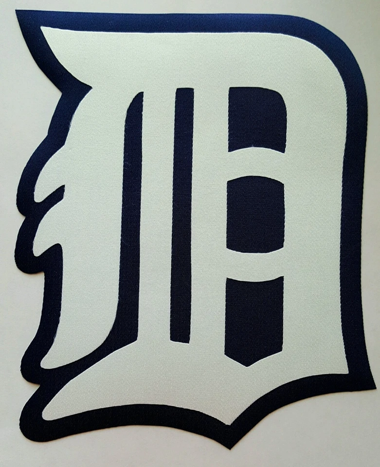 HUGE DETROIT TIGERS IRON-ON PATCH - 6.5" x 7.5" - Image 1 of 1