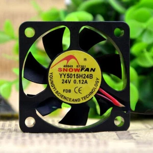 1 Stück SNOWFAN YY5015H24B 5015 5CM 24V 0,12A Doppelkugel Inverter Lüfter - Bild 1 von 4