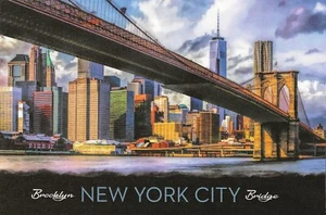 AK New York City Die Brooklyn Bridge postfrisch ungelaufen - Bild 1 von 1