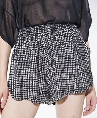 iro paris ARGOS 性感铆钉短裤 黑色 尺寸 36 零售 $695 畅销书 — 第 1/4 张图片