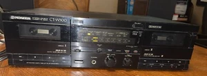 Pioneer Dual Cassette Deck CT-W500 - Dolby B/C - High-Speed Dubbing - READ - Picture 1 of 18