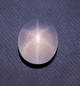 220 Carat Natural Transparent Rose Crystal Quartz 6 Ray Star Oval Shape Cabochon - Picture 1 of 24