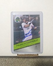 Tyler Fitzgerald Signed 2021 Eugene Emeralds IP Auto Giants Prospect