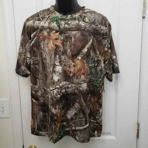 Realtree By Antler Creek Herren Grafik T-Shirt Grün Camouflage Rundhals L Neu - Bild 1 von 7